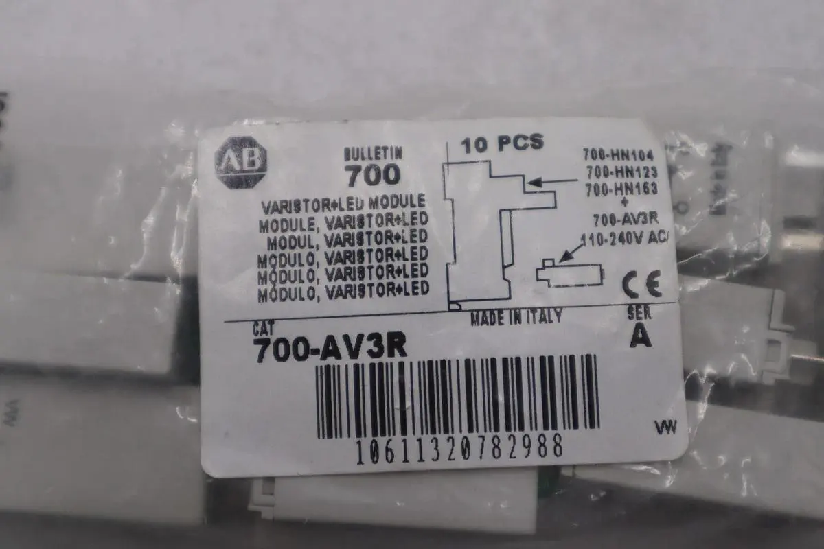 LOT OF 3 - 700-AV3R  (10PCS) VARISTOR LED MODULE Socket STOCK K-3235