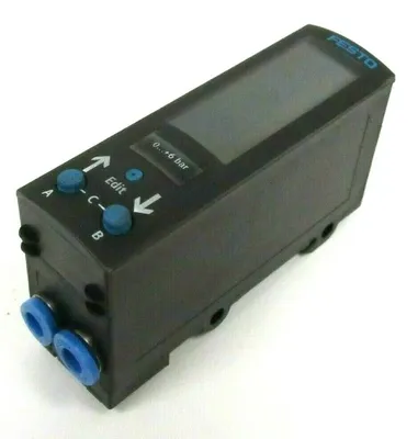 NEW FESTO SDE3-D6M-B-WQ4-2P-M8 PRESSURE SENSOR SDE3D6MBWQ42PM8