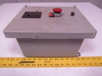 PJ1086H Type 4X Polyester Junction Box w/Pneumatic Counter 7 Safety Switch