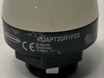 K50APT2GRYF2Q | Banner  K50 Series Multipurpose Illuminated Touch Button 50mm - For parts or not working