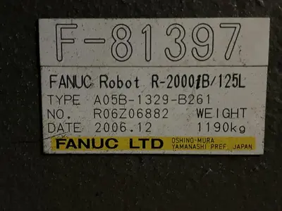Used FANUC R-2000IB/125L Robots Michigan US | RAB Industries, Inc. #184281
