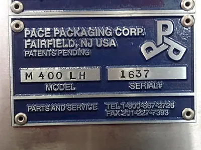 USED PACE PACKAGING M400LH