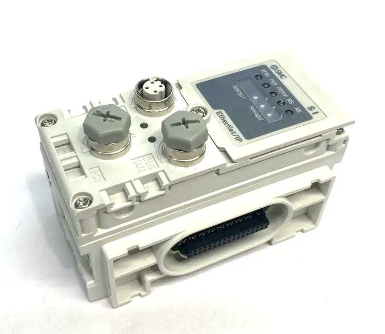 Used SMC EtherNet/IP Serial Interface Unit PLC Processors Michigan US | Maverick Industrial Sales #1389166