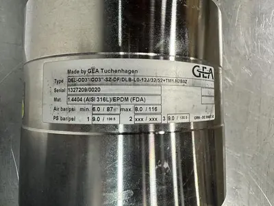GEA Double Seat Valve