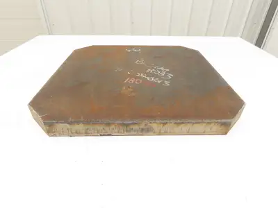 Carbon Steel Flat Stock 1-5/8" x 20"x 20"  180Lbs
