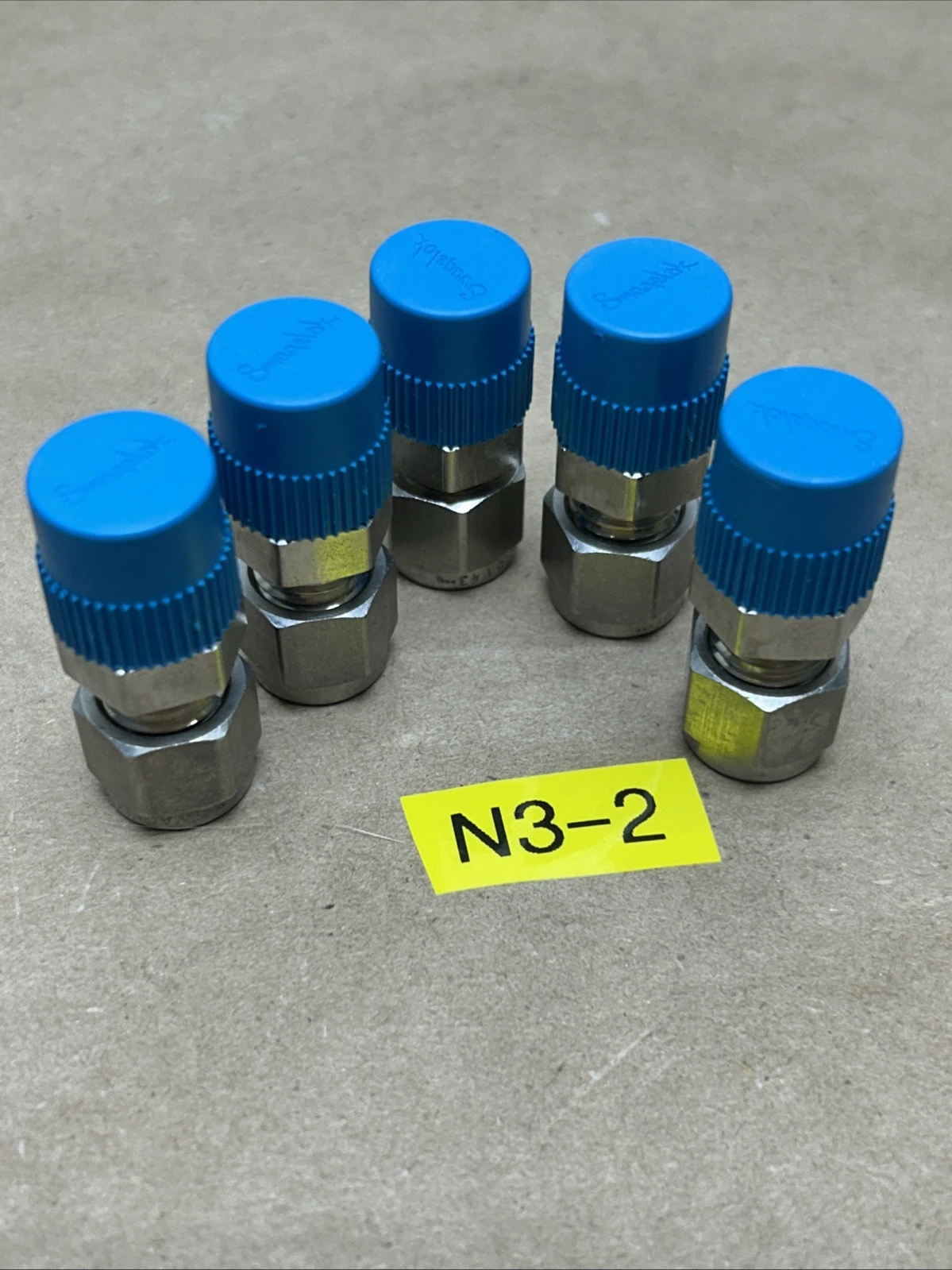 Lot-5pc Swagelok Stainless Fittings 316HC7 See Pictures For Measurements