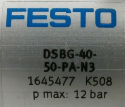 NEW FESTO DSBG-40-50-PA-N3 CYLINDER 1645477 DSBG4050PAN3