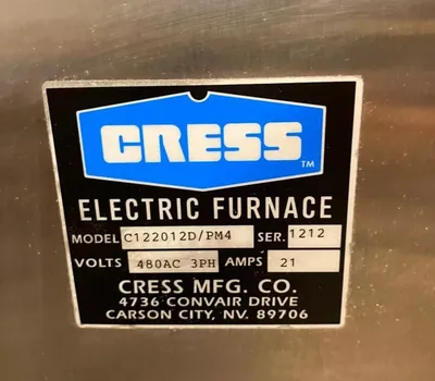 CRESS C122012D/PM4 Miscellaneous, Ovens & Furnaces | Machinery Central (5)