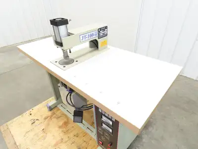 Changzhou JT-100-Q Ultrasonic Welding Sewing Head Unit Press 2x1" Foot 220V