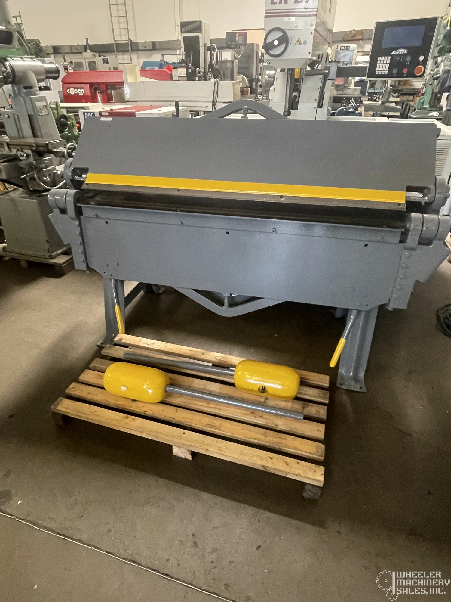 Chicago Dreis & Krump 51 Hand Operated Apron Brake - 60" x 12 ga. #7156 #1
