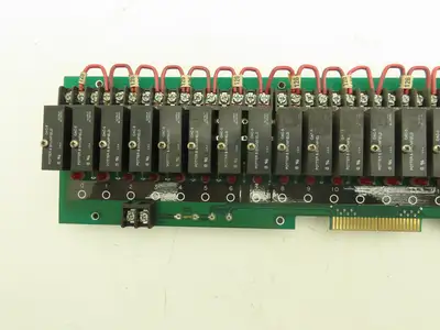 Gordos Arkansas PB-24 Printed Relay Circuit Board Module Card PCB W/22 Relays