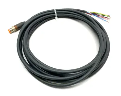 USED LUMBERG SENSOR ACTUATOR CORDSET 12-PIN MALE 12' LENGTH