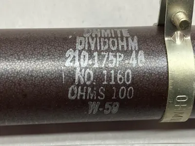 New | in-Stock OHMITE 1160B 210-175P-46 Miscellaneous Equipment (Electrical & Power) | Surplus Asset Holdings #1200998