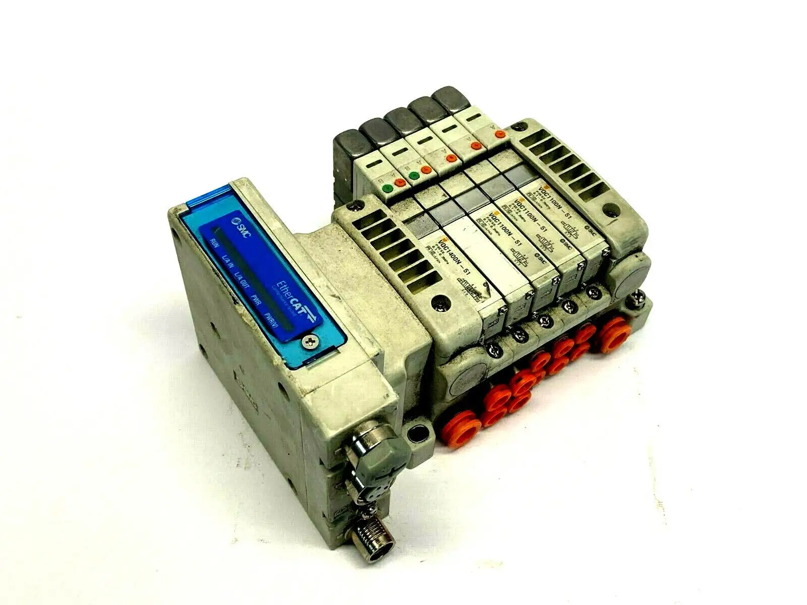 VV5QC11-05MMSDA | SMC  1000 Series EtherCat Manifold w/ Valves - Used