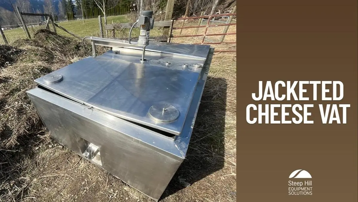 2500L Jacketed Cheese Vat