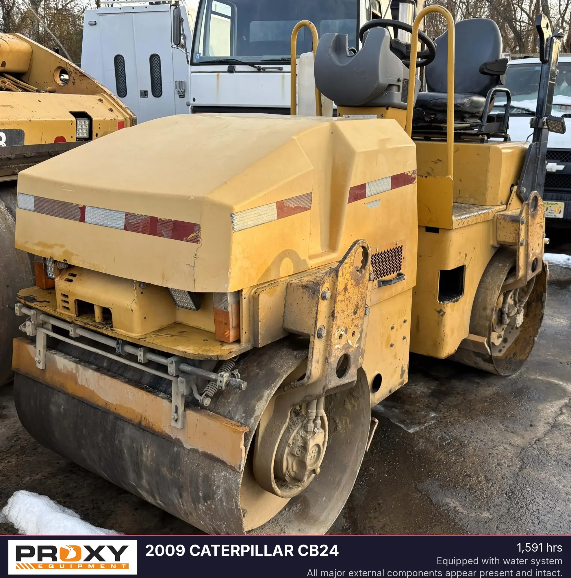 Used 2009 CATERPILLAR CB24 Tandem Rollers New Jersey US | Proxy Equipment #1385313