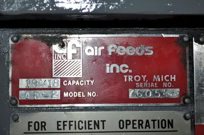 USED AIR FEED INC. AF-1