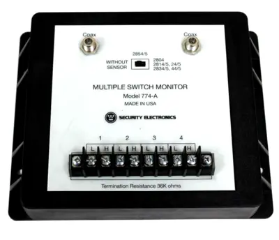 NEW SECURITY ELECTRONICS 774-A MULTIPLE SWITCH MONITOR 774A
