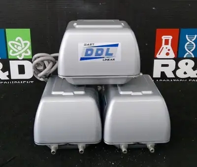 Gast DDL Linear SPP-25GAS-101 Vacuum Pump (Lot of 3)