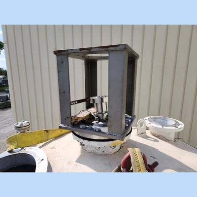 2,200 Gallon SS Jacketed Pressure Mix Tank with 7.5HP Agitator