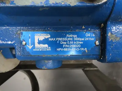 Used CONTINENTAL _UNKNOWN_ Hydraulic Power Units Indiana US | Arrow Industrial #1134006