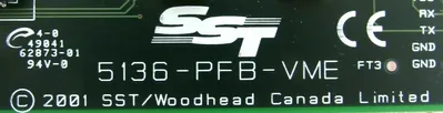 NEW WOODHEAD 5136-PFB-VME PROFIBUS INTERFACE CARD REV. 1.2.7 5136PFBVME
