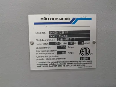 Used 2007 MULLER MARTINI BRAVO PLUS T SADDLE STITCHER Saddle Stitchers Illinois US | Capital Equipment Solutions #1319611