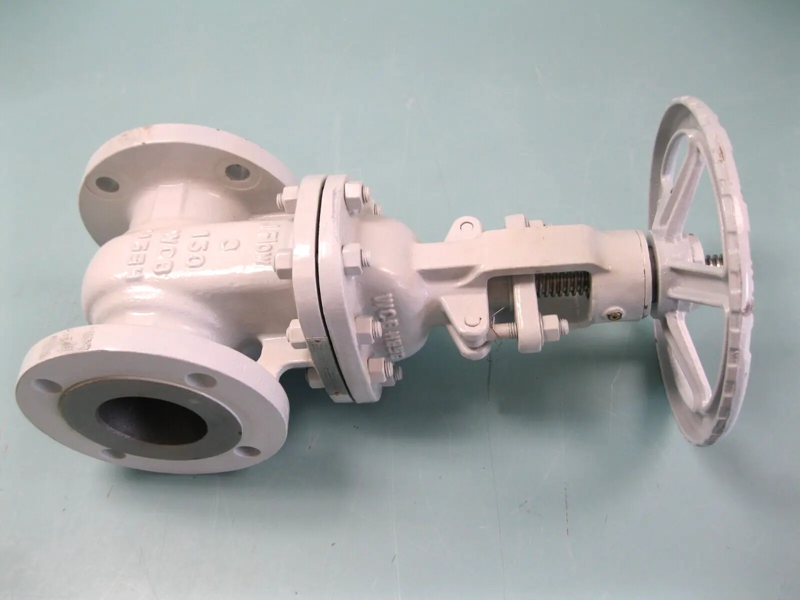 3" 150# J Flow Controls K0-CS-#12-BB-F1-300 Manual WCB/SS Gate Valve NEW P4