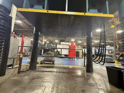 100 TON DAKE MOEL #18-255 4-POST HYDRAULIC SPOTTING TRYOUT PRESS: YOBRO #24169