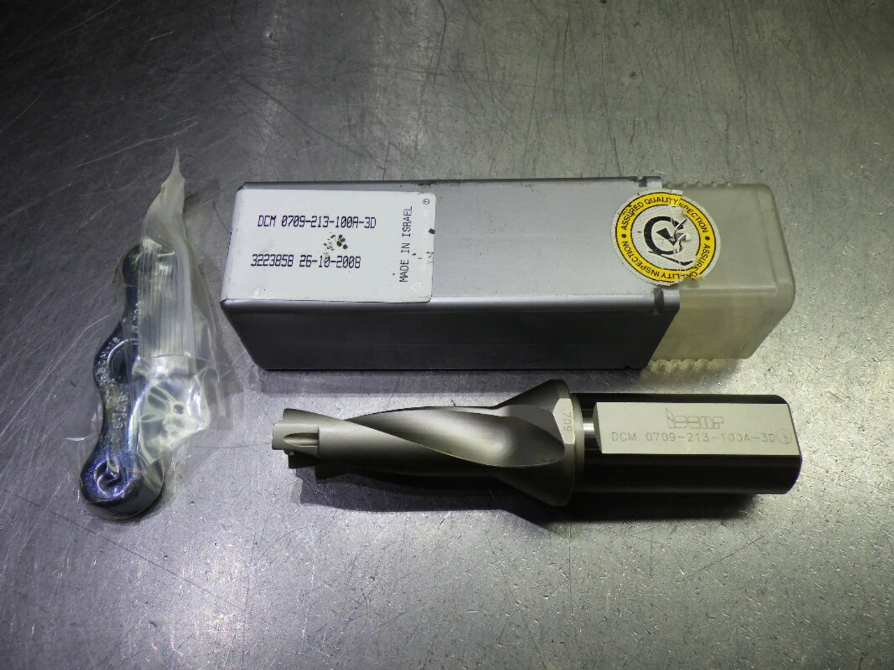 Iscar .709-.744" Coolant Thru Drill 1" Shank DCM 0709-213-100A-3D (LOC2793B)