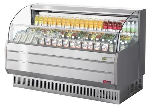 Turbo Air TOM-75SS-N 75 3/4" Horizontal Open Air Cooler w/ (3) Levels, 115v