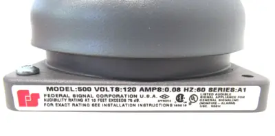 NEW FEDERAL SIGNAL A-4 VIBRATONE BELL A4