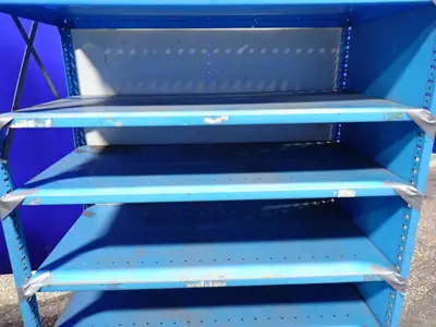 6 @ 23.75" X 47.25" Metal Shelving