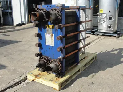 SPC8801  Heat Exchanger 663.25 sq.ft. Alfa Laval plate heat exchanger
