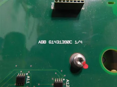 ABB 61431390C 1/4 PCB with Base Plate Used