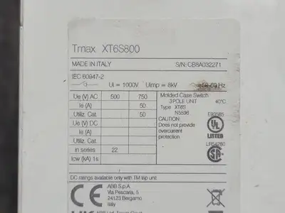 USED ABB XT6S800