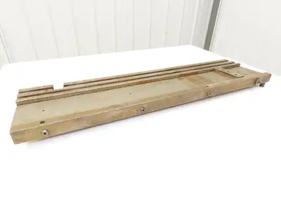 Press Brake Bed Offset Tang Base 36" Deep 18" Wide With T Slots 1/2" Tang