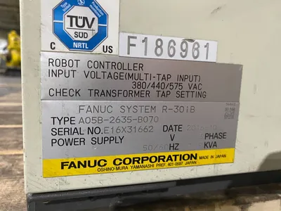 USED FANUC R-2000iC/210F + R-30iB