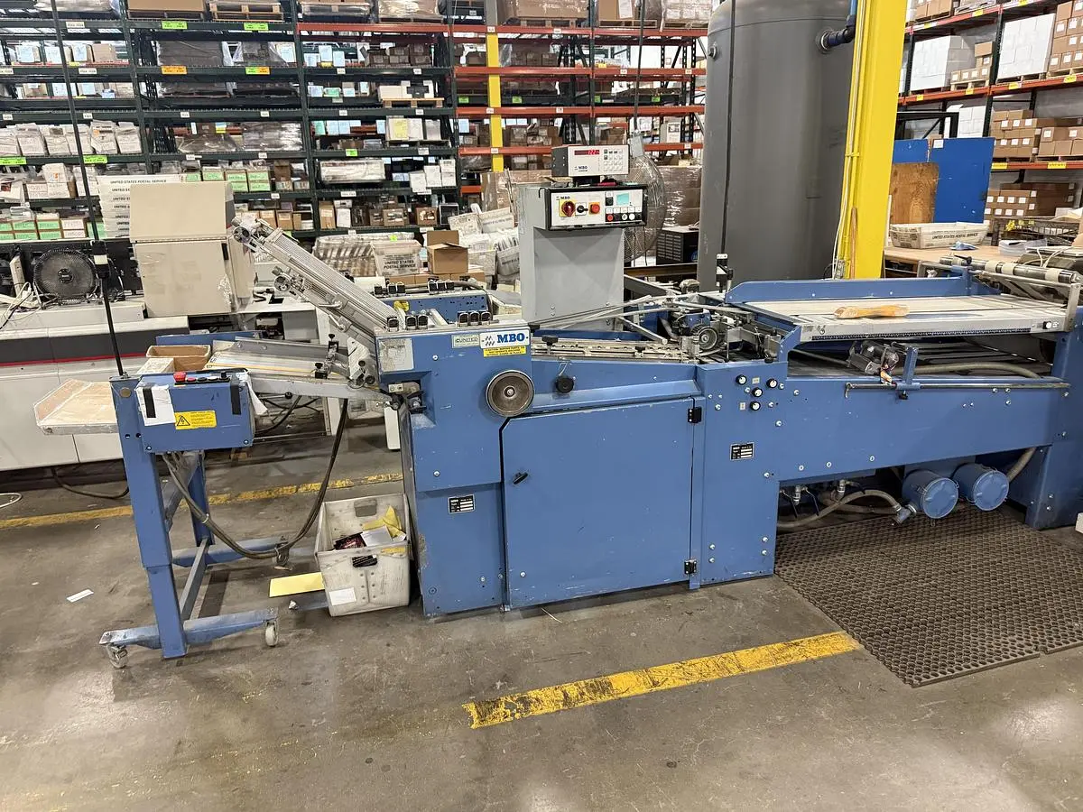 USED MBO B21-C 21” CONTINUOUS FEED SHEETFED PAPER FOLDER