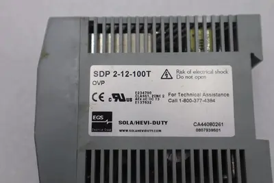 EGS Sola/Hevi-Duty SDP 2-12-100T Power Supply #K-3018