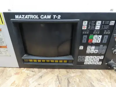 Mazatrol Cam T-2 Operator Interface Control Panel & Monitor Mazak CNC Lathe