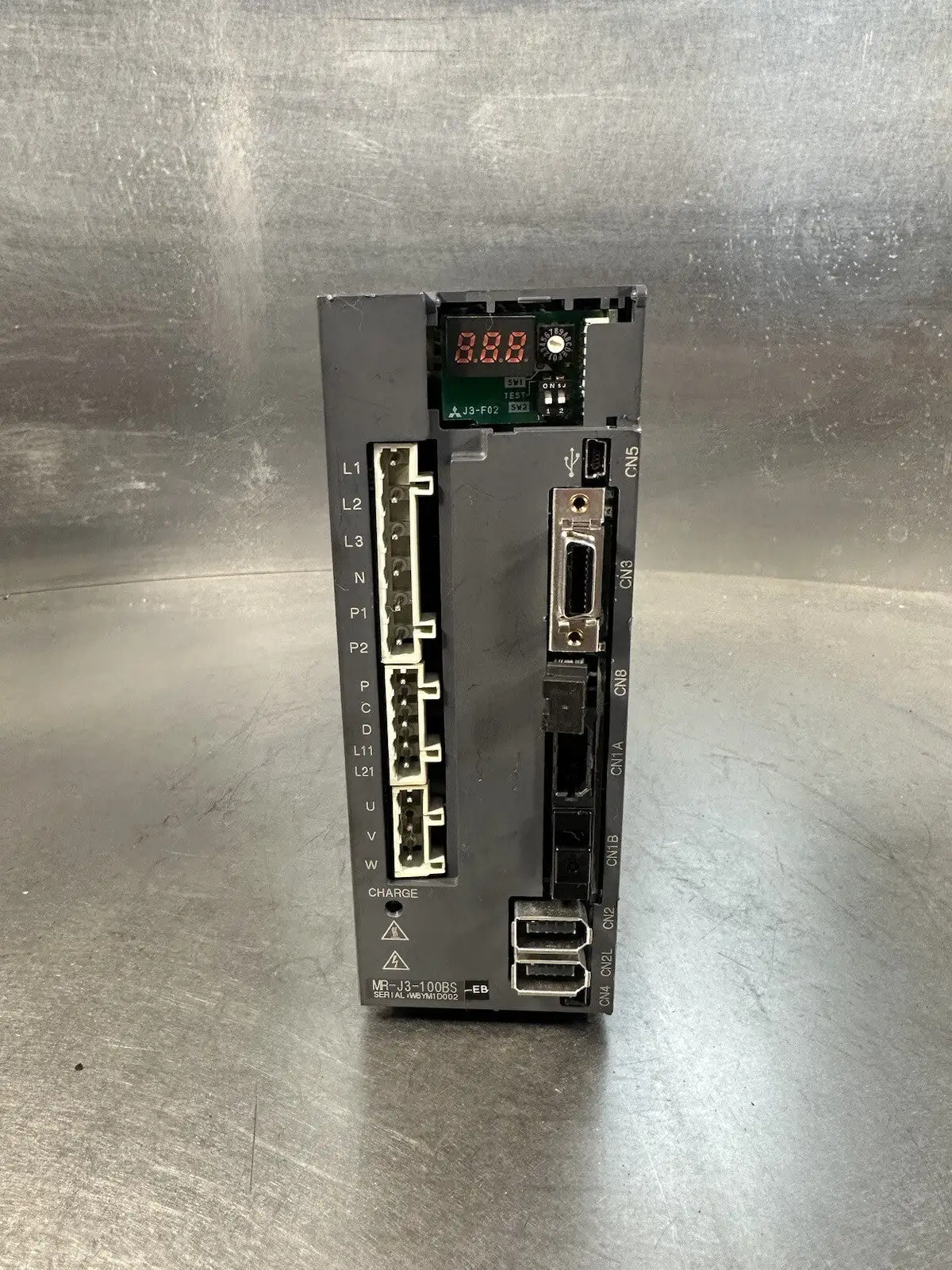 Mitsubishi MR-J3-100BS Servo Drive 200-230v-ac 170v-ac 1kw (BIN-1.2.4)