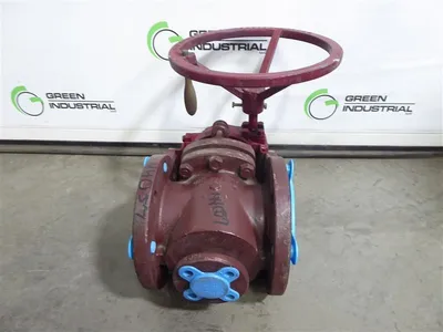 ChemValve 790EB-150 Size 4 Lined Plug Valve Surplus