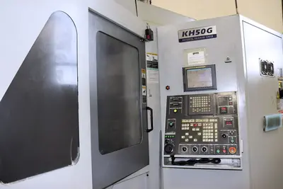 Used 2008 HYUNDAI KIA KH50G Horizontal Machining Centers Illinois US | Machinery Marketing International #779381