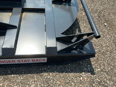 New JCT 72” Brush Mower Skid Steer Attachment, hydraulic driven with hoses and quick coupler fitting...