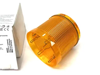 New | in-Stock Siemens Continuous Light Element, 70mm Yellow, 12-230V AC/DC Light Source Equipment Michigan US | Maverick Industrial Sales #1397301
