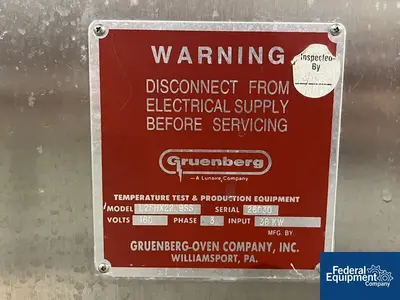 USED Gruenberg Gruenberg Oven