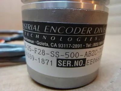 NEW BEI INDUSTRIAL ENCODER H20EB-25-F28-SS-500-ABZC-7272-SCS36-28V-S