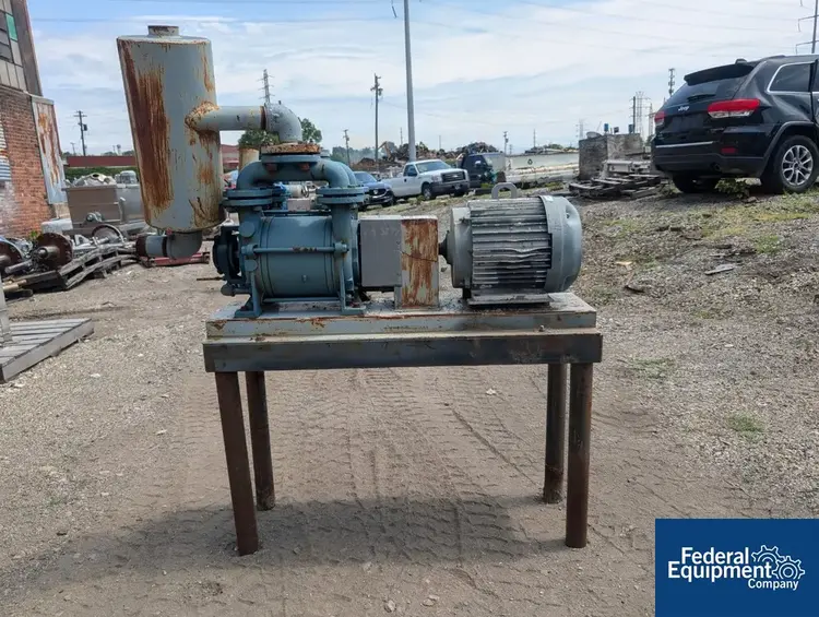 Used Unknown 10 HP Liquid Ring vacuum pump, C/S Vacuum Pumps Ohio US | Federal Equipment Company 11 #129605