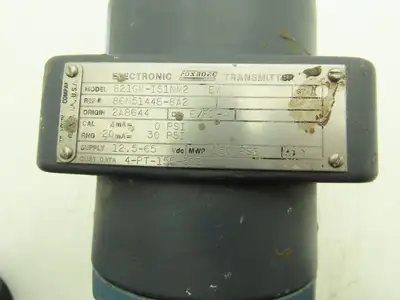 Foxboro 821GM-IS1NM2 Pressure Transmitter 1/2"NPT 12.5-65VDC 150PSI Max WP